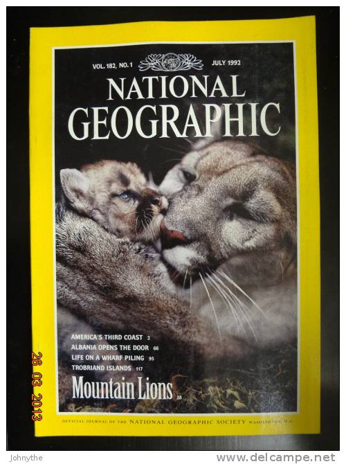 National Geographic Magazine July 1992 - Wetenschappen