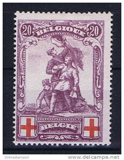 Belgium: OBP  128,  MH/*, Rode Kruis, Croix Rouge - 1914-1915 Croix-Rouge