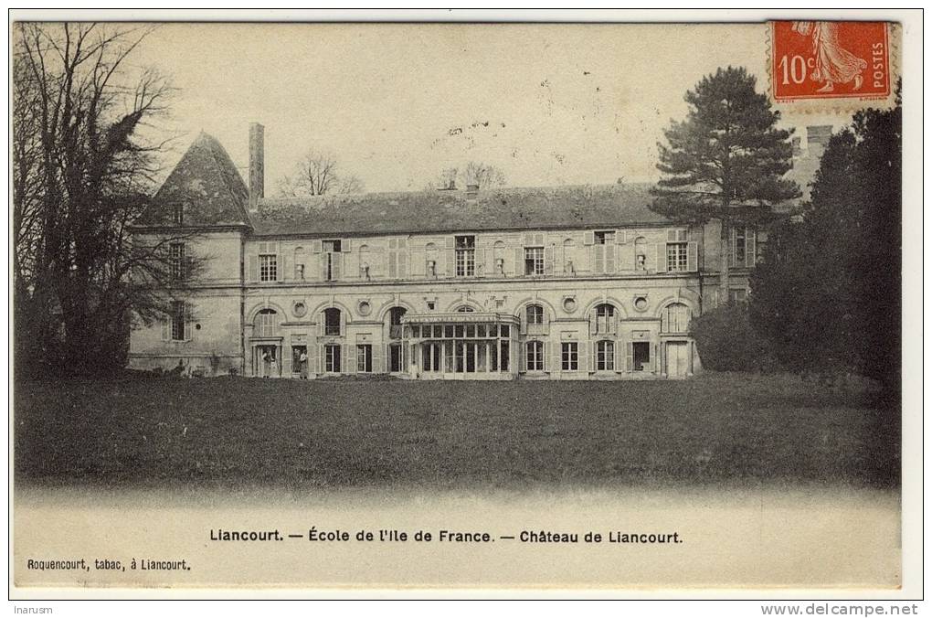 LIANCOURT  -  Vue D'ensemble Sur L'école De L'ile De France  -  Ed. Roquencourt, N° -- - Liancourt