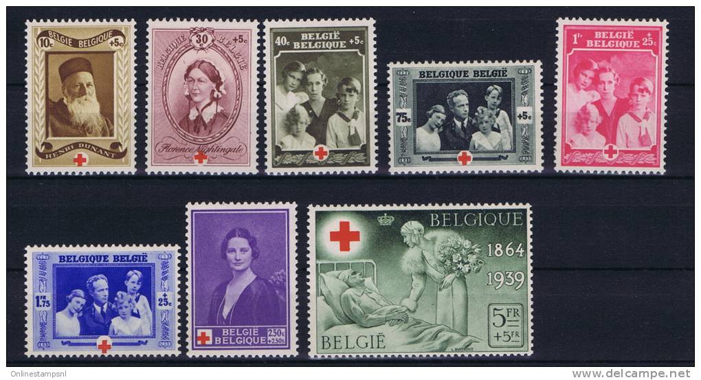 Belgium:  OBP 496 - 503 , MNH /** - Neufs