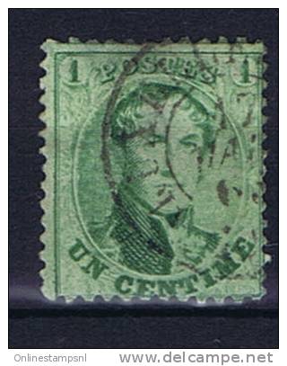 Belgium:  OBP  13  A , Used /obl, Perfo 12,50 X 13,50 - 1863-1864 Medaillen (13/16)