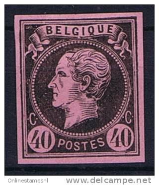 Belgium:  1865 Drukproeven, Proof - Prove E Ristampe