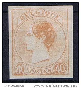 Belgium:  1865 Drukproeven, Proof - Proeven & Herdruk