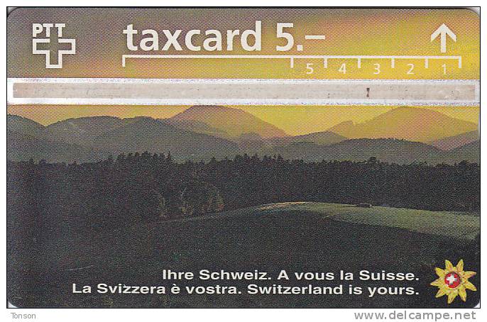 Switzerland, P50, Switzerland Is Yours - Jura, 2 Scans.    603H - Suisse