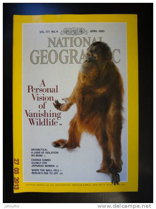 National Geographic Magazine April 1990 - Wetenschappen