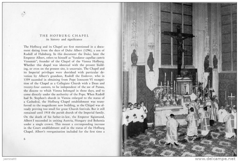 The Hofmusikkapelle And The Hofburg Chapel (30 Pages De 19 Cm Sur 15 Cm) - Cultural