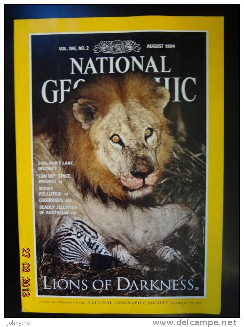 National Geographic Magazine August 1994 - Ciencias