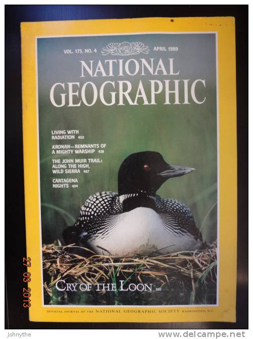 National Geographic Magazine April 1989 - Ciencias