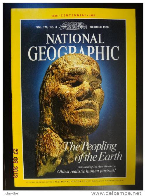 National Geographic Magazine October 1988 - Wissenschaften