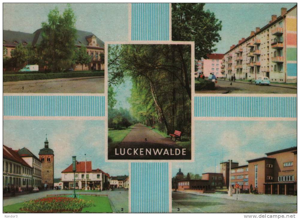 Luckenwalde. Bahnhof Stadttheater Leninplatz - Luckenwalde