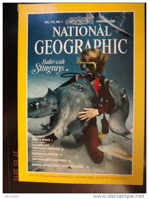 National Geographic Magazine January 1989 - Ciencias