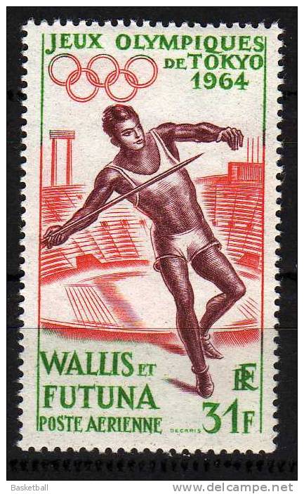 Jeux Olympiques De Tokyo- Wallis Et Futuna Aérien 21 - 1964 - Nuevos