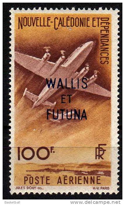 Aérien De Nouvelle-Calédonie Surchargé- Wallis Et Futuna Aériens 12-13 - 1949 - Unused Stamps