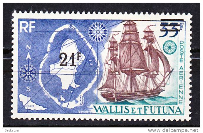 Timbre De 1955 Surchargé- Wallis Et Futuna Aérien 38- 1971 - Nuovi