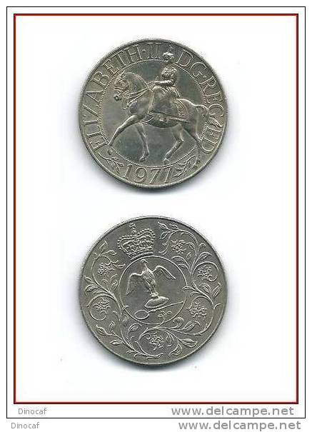 Queen Elizabeth II Silver Jubilee Crown Coin - 1977 - In Barclays Sleeve - Monarquía/ Nobleza