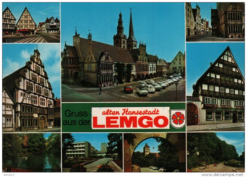 Alte Hansestadt Lemgo. Mehrbildkarte - Lemgo