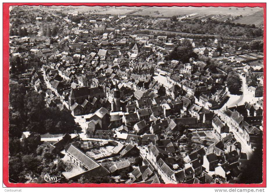 CPSM 45 CHATILLON COLIGNY Vue Générale Aérienne * Format CPM - Chatillon Coligny