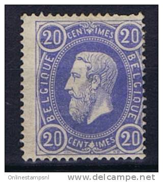 Belgium: OBP 31  MH/* 1869 - 1869-1883 Léopold II