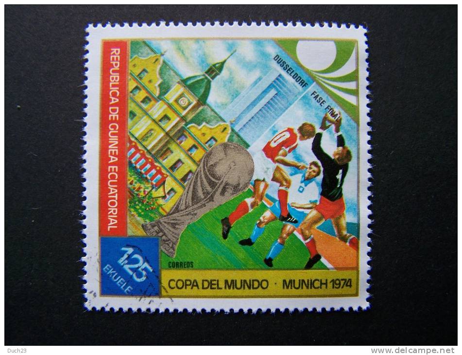 THEME SPORT FOOTBALL FUTBOL COUPE DU MONDE COPA DEL MUNDO FIFA MUNICH 1974 GUINEE EQUATORIALE GUINEA EQUATORIAL - 1974 – West-Duitsland