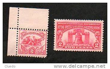 United States 1926 Mnh - Stati Uniti 1926 Nuovi - Neufs