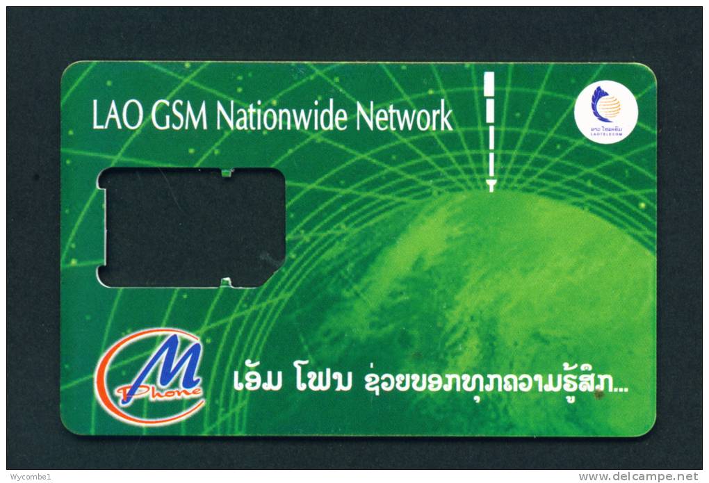 LAOS - SIM FRAME Phonecard As Scan - Laos