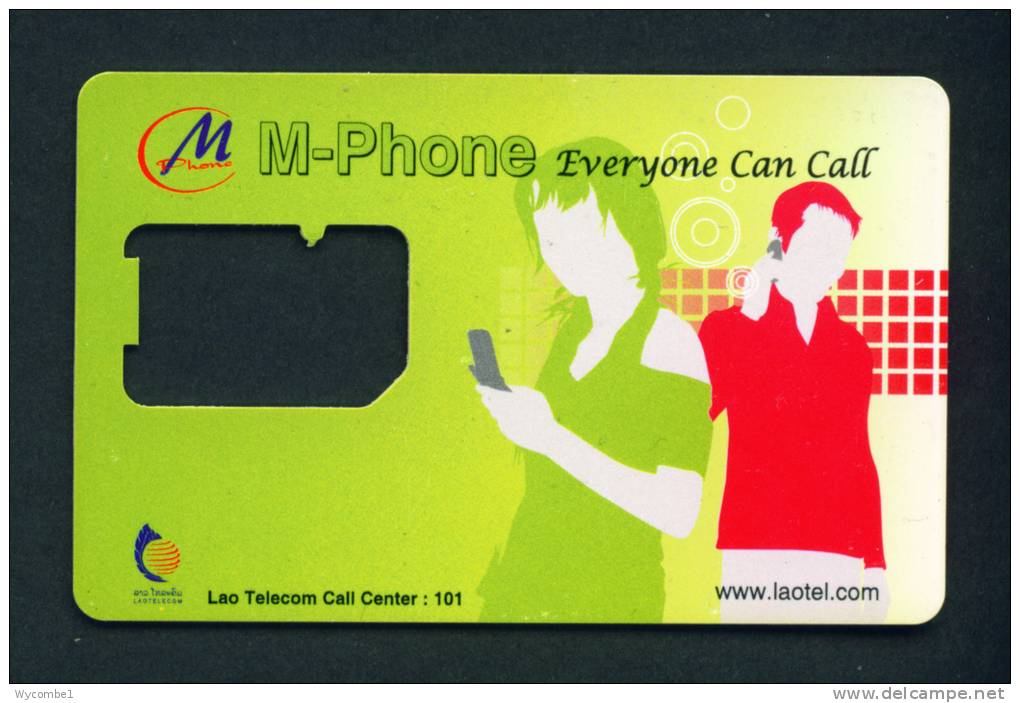 LAOS - SIM FRAME Phonecard As Scan - Laos