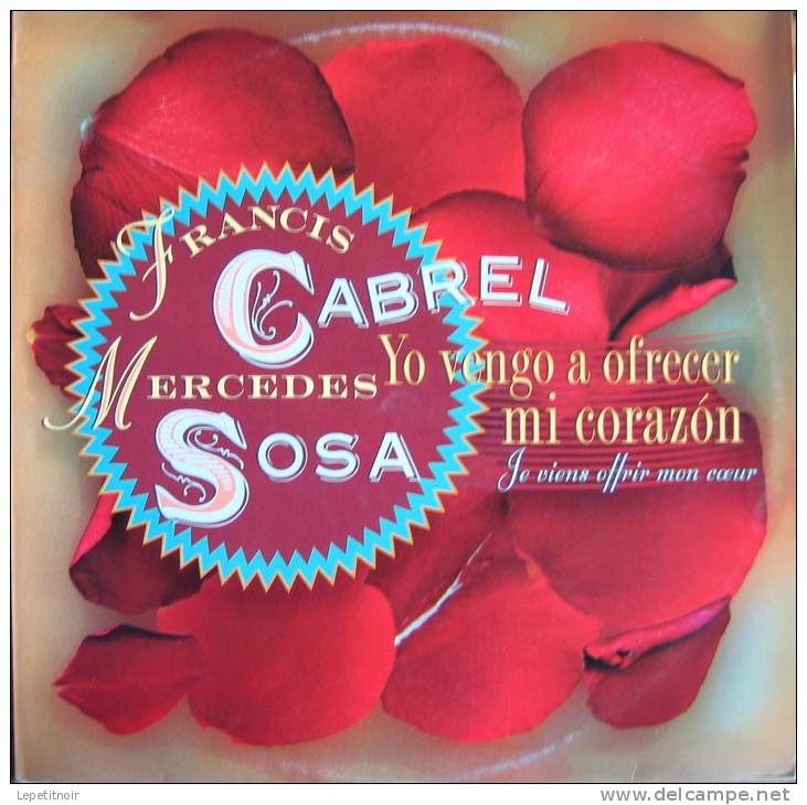 Disque Vinyle Super 45 Tours Francis CABREL Yo Vengo A Oferecer Mi Corazon - Autres - Musique Française