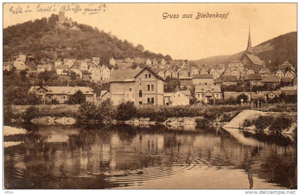 Gruss Aus Biedenkopf 1910 Postcard - Biedenkopf