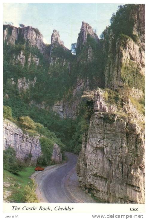 (333) Very Old - Carte Ancienne - UK - Cheddar Castle Rock - Cheddar