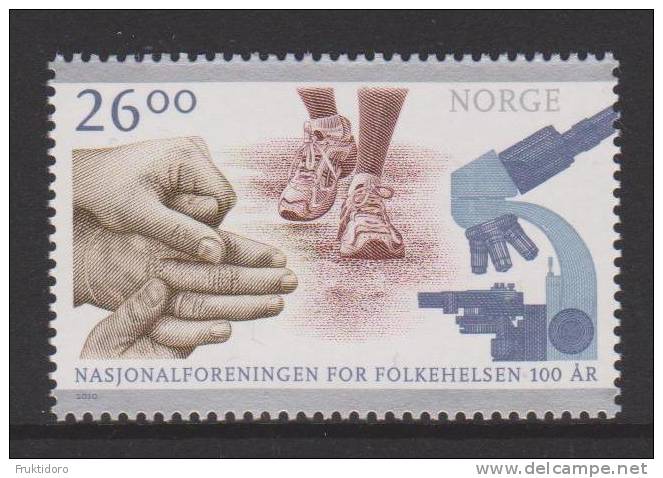 Norway Mi 1725 Norwegian Health Association Centenary * * 2010 - Unused Stamps