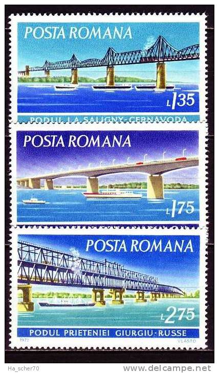 Rumänien 1972 - 3031-33 ** / Michel 2008 - Unused Stamps