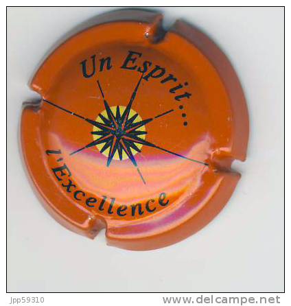 Plaque De Muselet  " Un Esprit ... L'Excellence"* - Autres & Non Classés