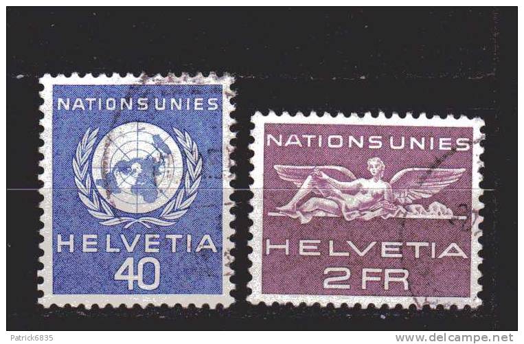 Svizzera ° -X- 1955 - ONU - Zum.25-27 / Mi.25-27 /  Unif. N° 366-68 - Officials