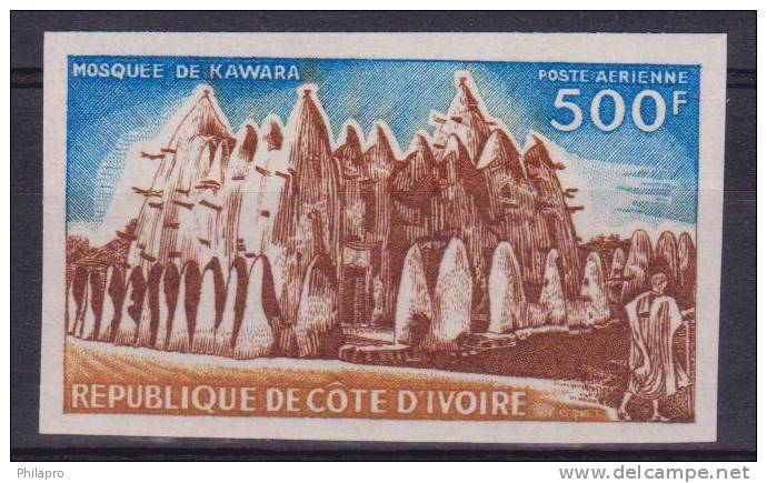 COTE D IVOIRE  NON DENT/IMPERF  MOSQUEES  YVERT  N°PA56**  MNH  Réf 3284 - Mosquées & Synagogues