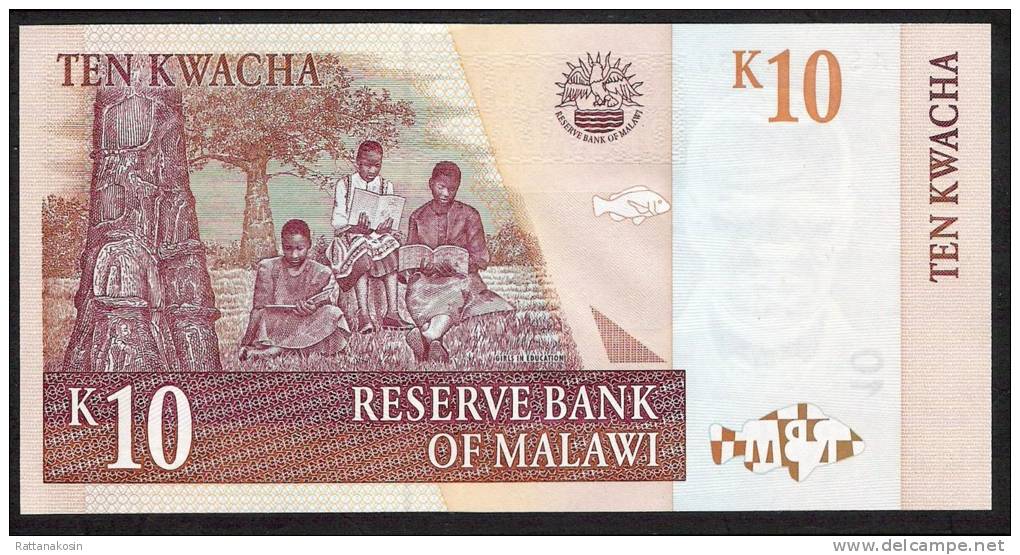 MALAWI   P43a  10  KWACHA    1.1.2003    UNC. - Malawi