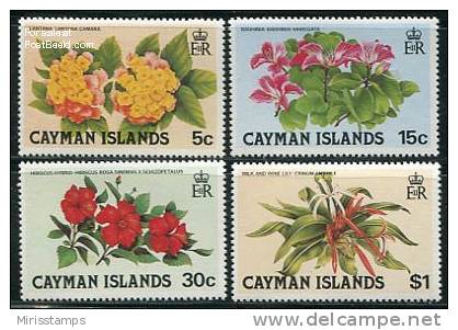 Cayman Islands 1980 Flowers MNH - Altri & Non Classificati