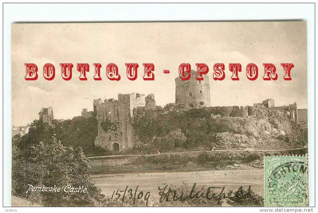 WALES - CYMRU - PEMBROKE Castle - Chateau Au Pays De Galles - Dos Scanné - Pembrokeshire