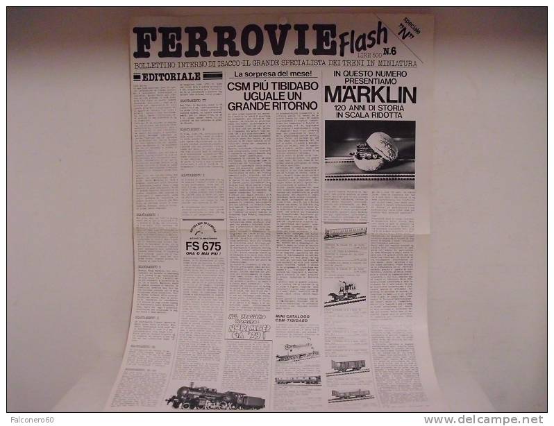 FERROVIE  FLASH /  N°6 - Speciale "N" - Other & Unclassified