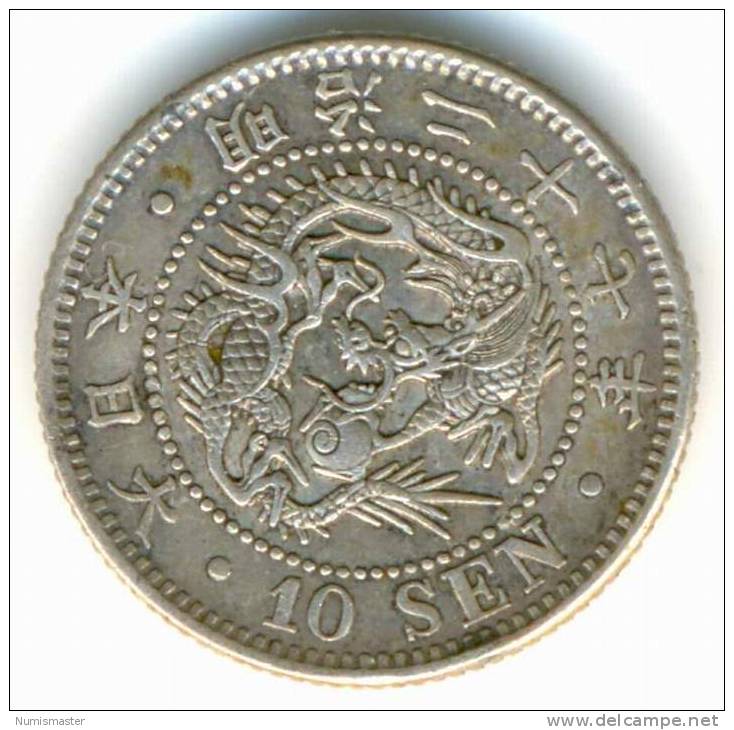 JAPAN , 10 SEN 1894 , Y.27 - Japan