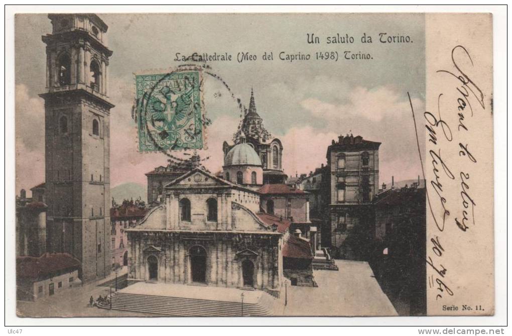 - TORINO - Un Saluto Da Torino. - La Cathedrale (Meo Del Caprino 1498) Torino. - - Kerken