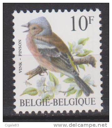 Belgique N° 2351 *** Oiseaux-Buzin - Pinson - 1990 - 1985-.. Oiseaux (Buzin)