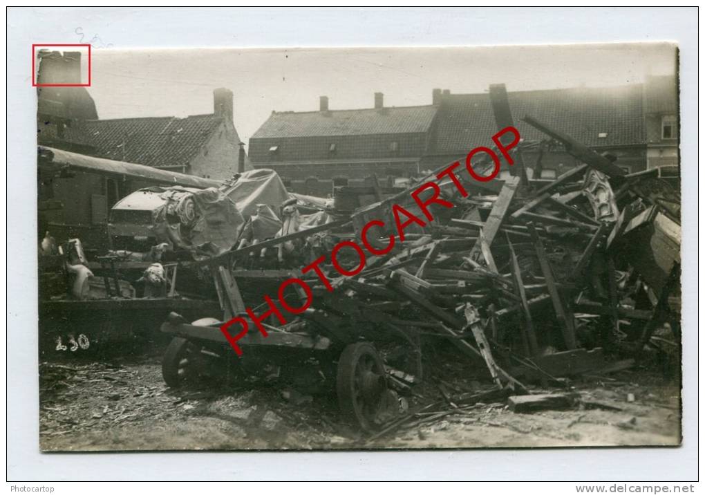 MENEN-MENIN-PHOTO Allemande-Guerre 14-18-1 WK-BELGIEN-BELGIQUE-Flandern- - Menen