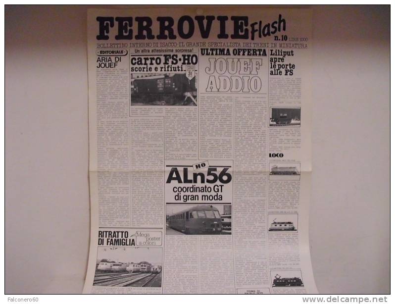 FERROVIE  FLASH /  N°10 - N°11 - Luglio 1985 - Andere & Zonder Classificatie