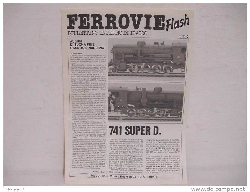 FERROVIE  FLASH /  N°10 - N°11 - Luglio 1985 - Andere & Zonder Classificatie