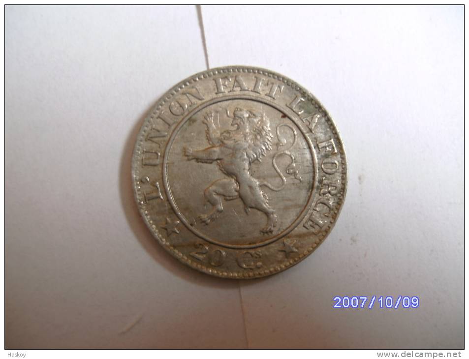 20 CENTIMES 1860 - 20 Centimes