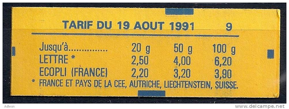 France- Carnet 2715-C1 Confectionneuse 9 (fermé) Avec Date Partielle - Autres & Non Classés