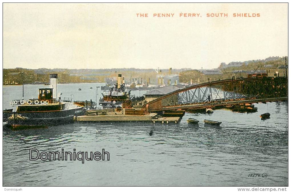 South Shields The Penny Ferry     Valentine's Colourtone Series - Sonstige & Ohne Zuordnung