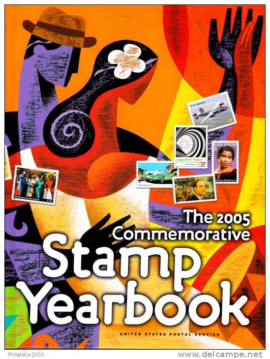 Le Livre Des Timbres US 2005   Edité Par La Société US Des Postes - Ganze Jahrgänge