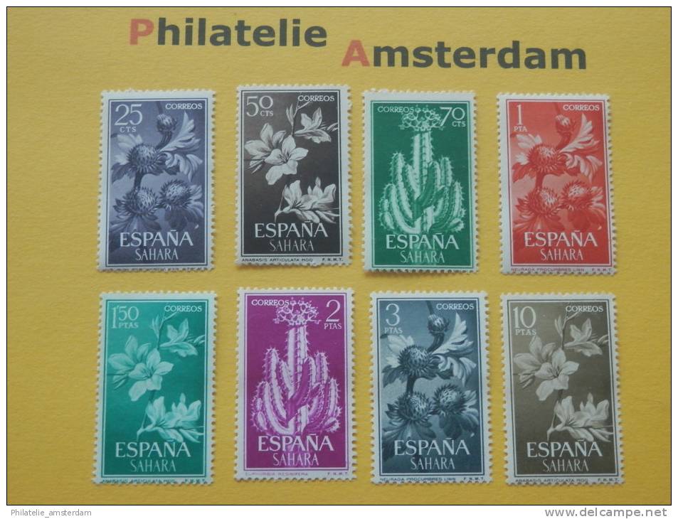 Spanish Sahara 1962, FLORA PLANTS: Mi 232-39, ** - Spaanse Sahara