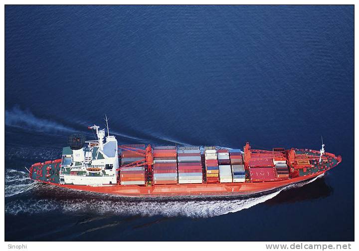 S38-042   @  Container Ship,  Porte-conteneurs, Containerschiff , Cargo Ship, Navire De Charge, Frachtschiff - Boten